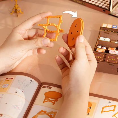 Leisure Time Tea Room DIY Miniature Kit