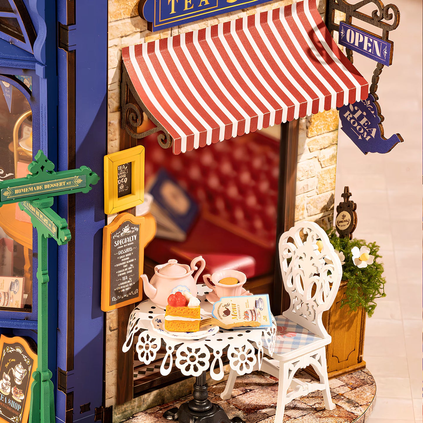 Leisure Time Tea Room DIY Miniature Kit