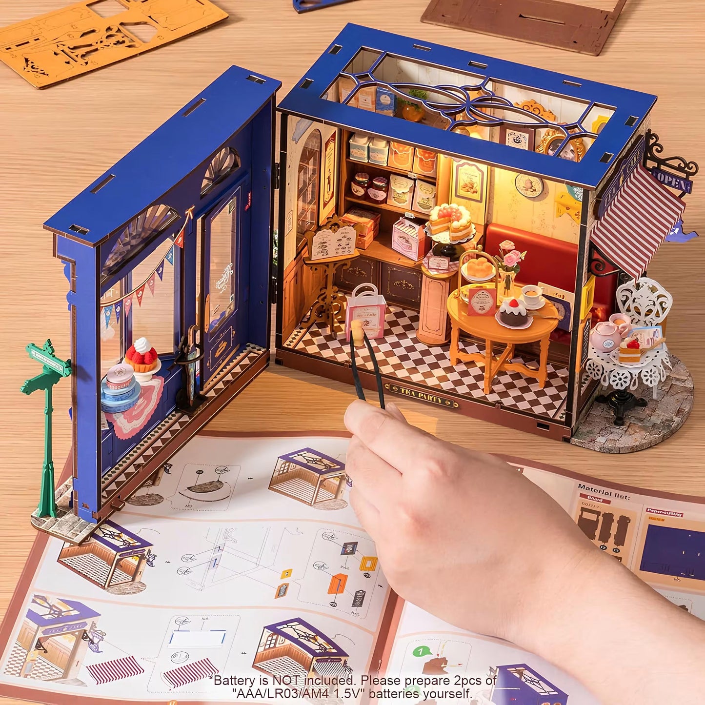 Leisure Time Tea Room DIY Miniature Kit